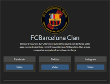 Tablet Screenshot of fcbarcelonaclan.com
